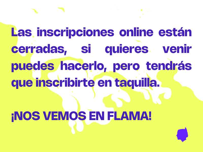 Inscripciones Cerradas